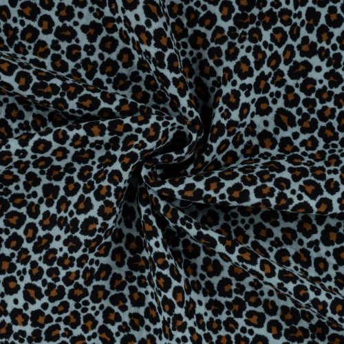 Musselin - Rostam Leo - dark dusty mint