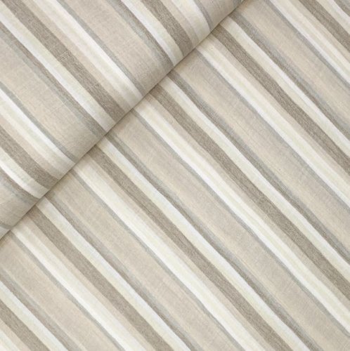Musselin - Sanded Stripes - beige