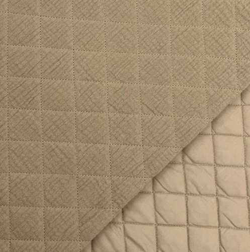 RESTSTÜCK 1,10m !!! - Musselin - Stepper - Raute groß - beige