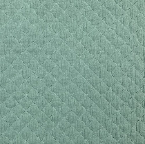Preview: RESTSTÜCK 1,50m !!! - Musselin - Stepper - Raute klein - mint