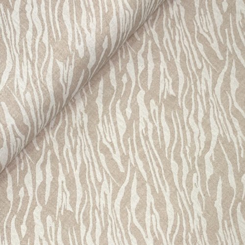 Preview: RESTSTÜCK 0,80m !!! - Musselin - Zebra Kattis - sand