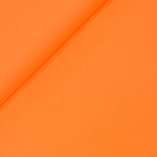 Preview: RESTSTÜCK 0,30m !!! - Musselin - uni - orange neon