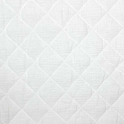RESTSTÜCK 70cm !!! - Musselin - Stepper - Big - uni - weiß
