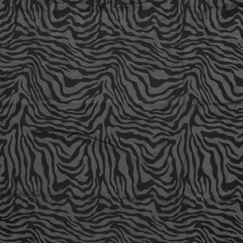 Preview: Nicky Velours - Mira Zebra - grau/schwarz