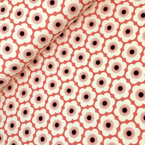 Bio Jersey - Nippon Flowers - Col. 04 - nude - Sakura - Hamburger Liebe - Albstoffe