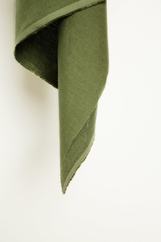 Preview: RESTSTÜCK 1,50m !!! - Leinen - Nisa softened - olive green - Mind the Maker