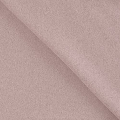 Bio Baumwoll Fleece - uni - old rose