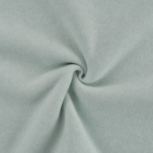 Bio Baumwoll Fleece - uni - mint melange