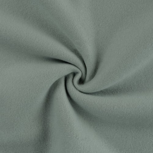 Bio Baumwoll Fleece - uni - dusty mint