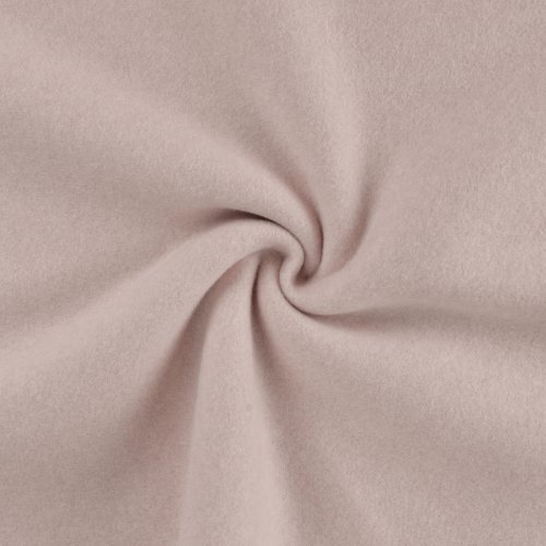 Bio Baumwoll Fleece - uni - salmon melange