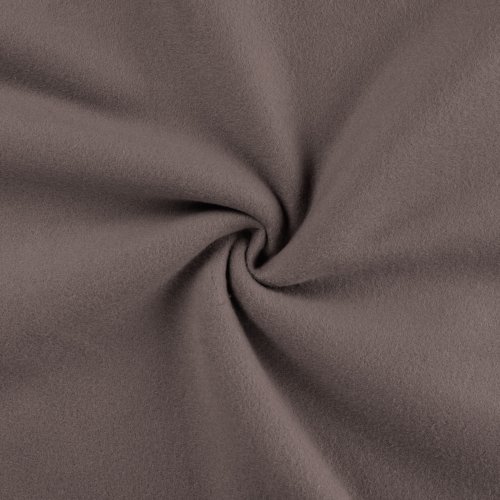 Bio Baumwoll Fleece - dusty brown