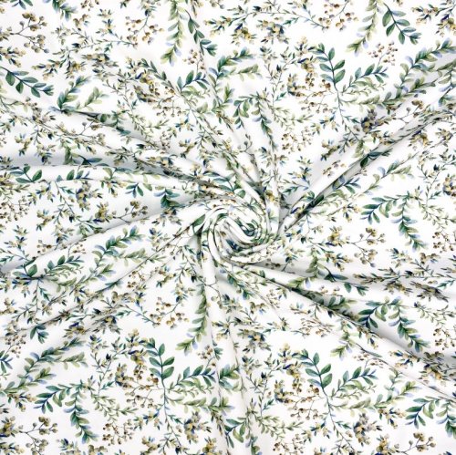 RESTSTÜCK 0,50m !!! - Jersey - Olivenzweige