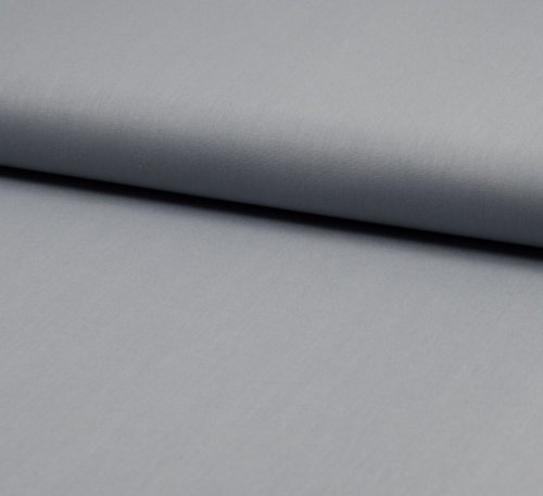 Bio Baumwoll Popeline - uni - grey