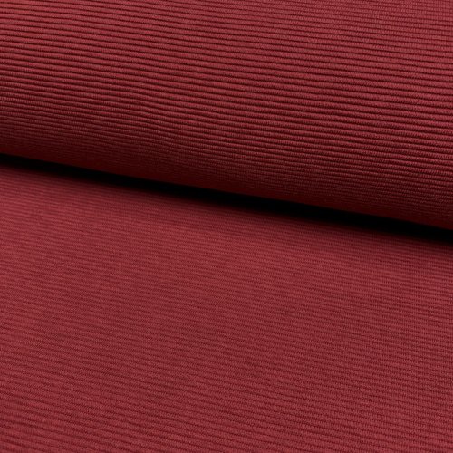 Rib Jersey - Ottoman - bordeaux