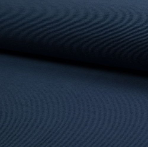 RESTSTÜCK 1,10m !!! - Rib Jersey - Ottoman - denim