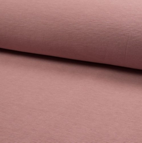 RESTSTÜCK 1,00m !!! - Rib Jersey - Ottoman - dusty rose