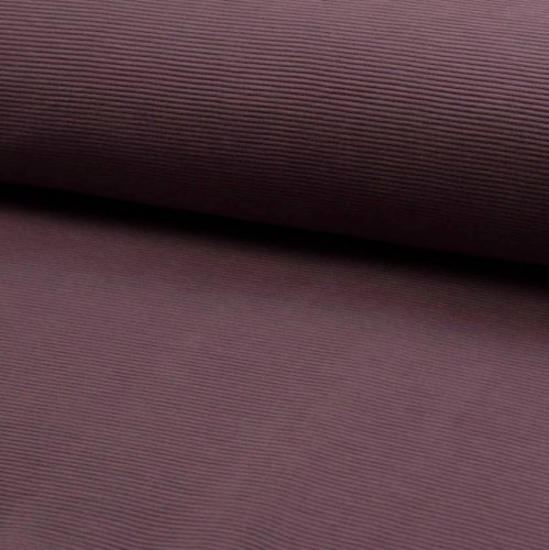 RESTSTÜCK 1,00m !!! - Rib Jersey - Ottoman - mauve