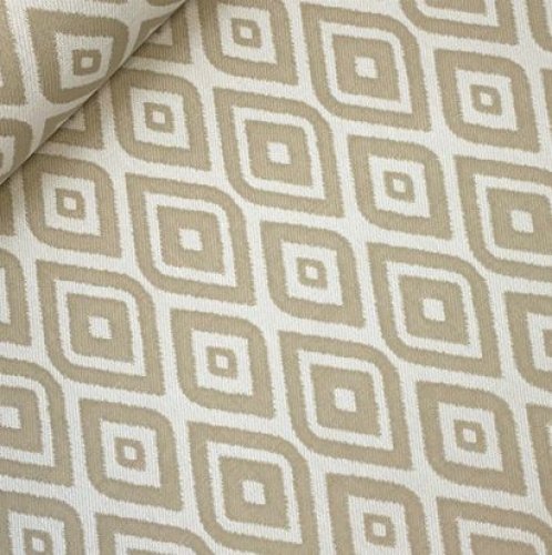 Outdoor Jacquard - Ikat Ogee Double Wrap - sand