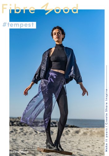 Organza - dark blue - Fibremood No. 33