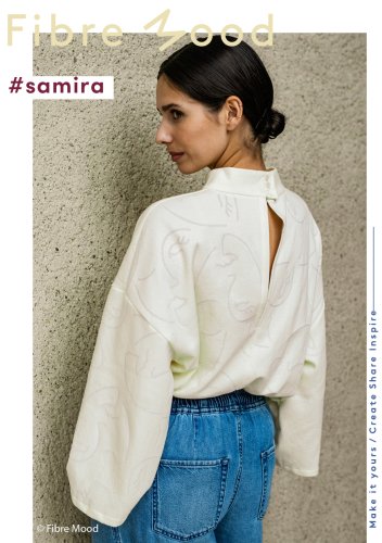 Jacquard - Faces - creme - Fibremood No. 36