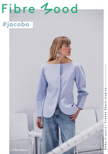 Preview: Baumwollstretch Twill - uni - light blue - Fibremood No. 37