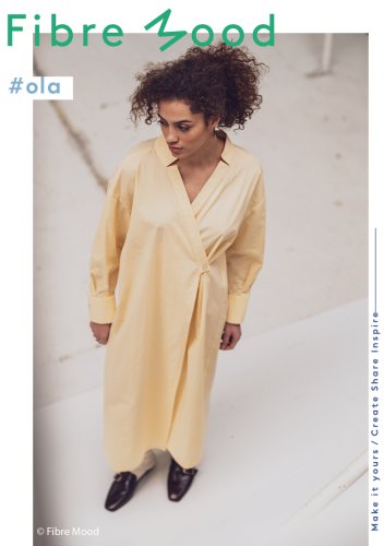 Preview: Baumwoll Popeline - paper touch - yellow - Fibremood No. 37