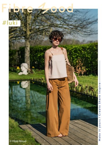 Preview: Baumwoll Popeline - stone washed - brown - Fibremood No. 38