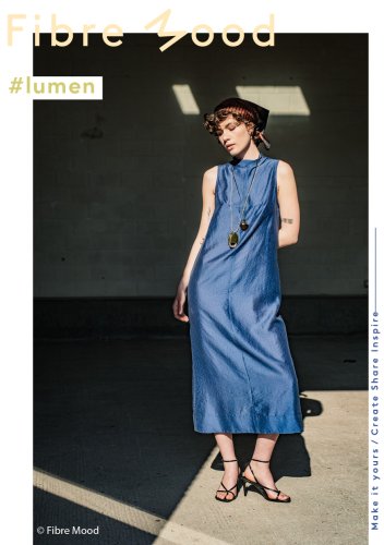 Preview: Tencel™ - Crinckle Jacquard - blue - Fibremood No. 38