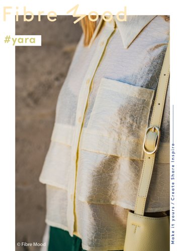 Preview: Tencel™ - Crinckle Jacquard - ecru - Fibremood No. 38