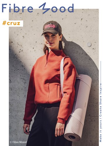Sweat - recycled heavy jogging - dark red - Fibremood Spezial No. 4