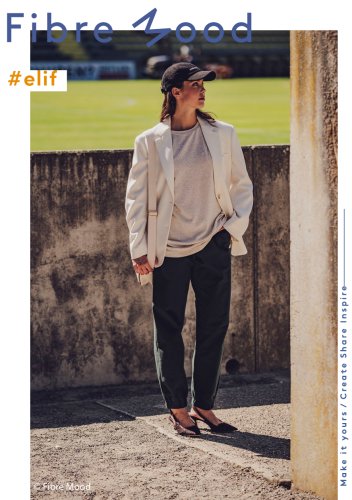 RESTSTÜCK 0,50m !!! - Strickjersey - melange - light grey - Fibremood Spezial No. 4