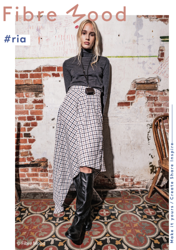 Preview: Baumwoll Trench - check - blau/weiß - Fibremood Special No. 5