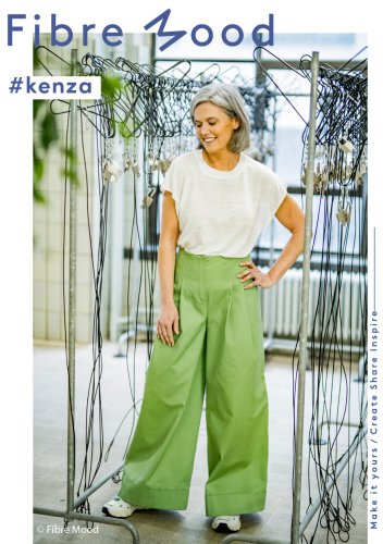 Baumwoll Twill - uni - emerised - green - Fibremood No. 27