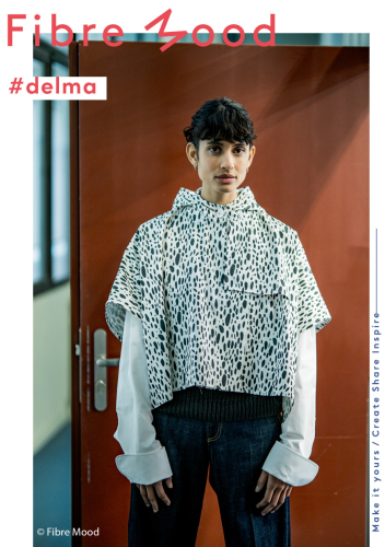 Preview: RESTSTÜCK 1,70m !!! - Jackenstoff - Trench - Webware - Dots - offwhite - Fibremood No. 27