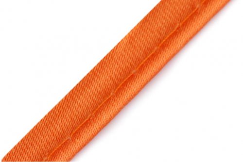 Paspelband unelastisch - Satin - orange - 10 mm