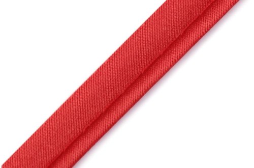 Paspelband unelastisch - Satin - rot - 10 mm