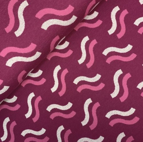 Bio Jacquard - Pasta - Col. 02 - Darling Things - Hamburger Liebe - Albstoffe