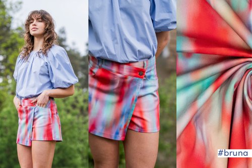 Baumwoll Stretch - Dig Denim - fuzzy - Fibremood No. 29
