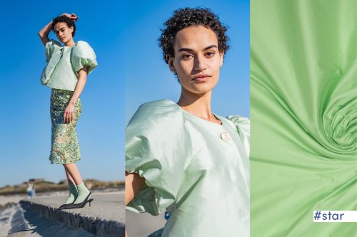 Taft - Taffeta - summer green - Fibremood No. 33