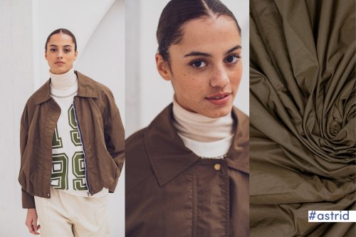 Funktionsstoff - wasserabweisend - brown - Fibremood No. 37