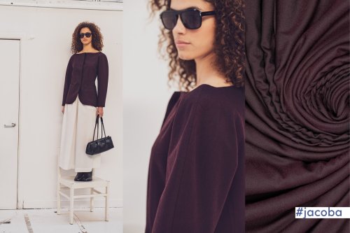 Viskosegemisch - Stretch - bordeaux - Fibremood No. 37