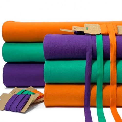 Schrägband Jersey - elastisch - purple - 3m