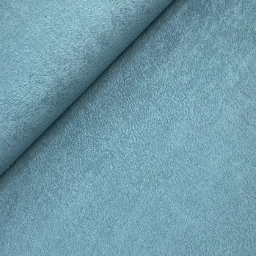 Frottee - Pico Terry - Rückseite laminiert - dusty blue