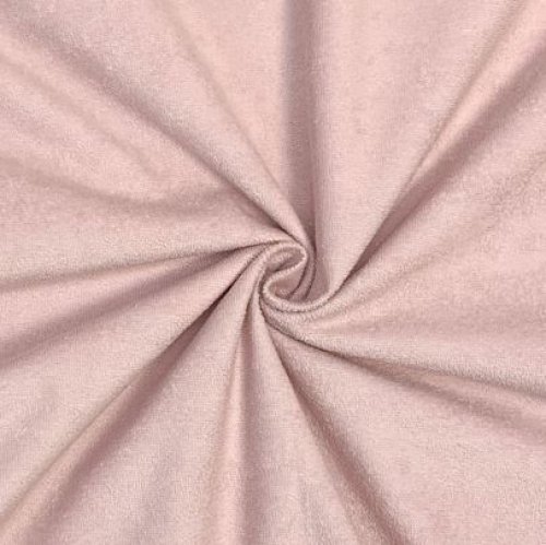 Frottee - Pico Terry - Rückseite laminiert - dusty pink