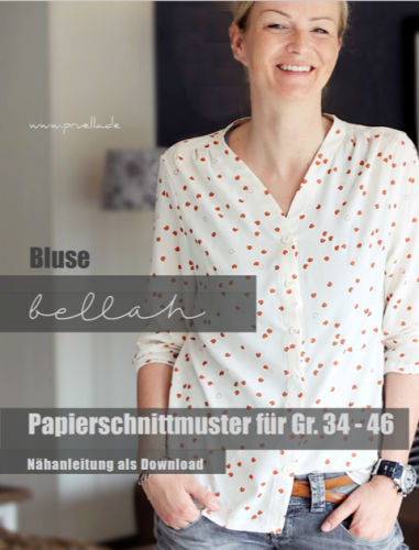Papierschnittmuster - Bluse Bellah - Damen - Prülla