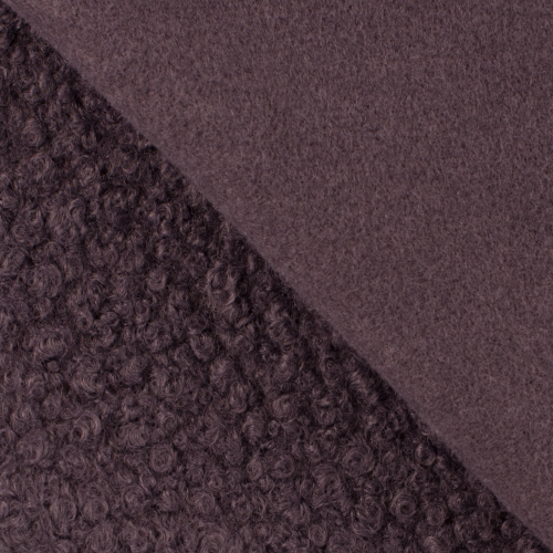 Preview: RESTSTÜCK 0,90m !!! - Bouclé - Maxi - mauve