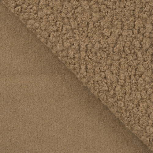 Preview: RESTSTÜCK 0,50m !!! - Bouclé - Maxi - camel
