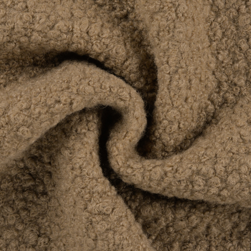 RESTSTÜCK 0,50m !!! - Bouclé - Maxi - camel
