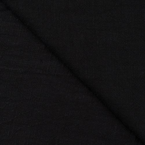 Preview: Leinen - stonewashed - black