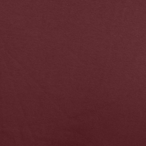 Sweat - brushed - uni - bordeaux